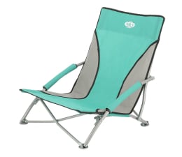 Akcesorium plażowe Nils Camp Składane krzesło leżak plażowy zielono szary