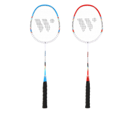 Badminton Wish Zestaw Rakiet Do Badmintona niebieska + czerwona