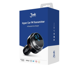 Zestaw głośnomówiący 3mk Transmiter FM Hyper Car (Bluetooth, USB, microSD)