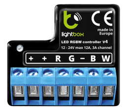 Inteligentny sterownik BleBox LightBox v4 - sterownik LED RGBW Bluetooth