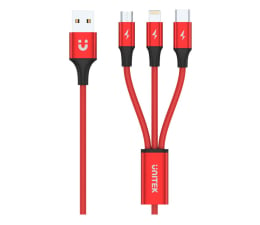 Kabel USB Unitek Kabel USB 2.0 3w1 Lightning, micro USB, USB-C 1,2m
