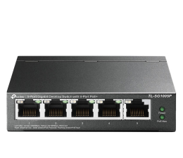 Switche TP-Link 5p TL-SG1005P (5x10/100/1000Mbit, 4xPoE+)