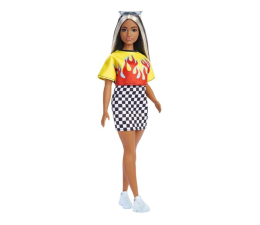 Lalka i akcesoria Barbie Fashionistas Lalka Koszulka z płomieniem