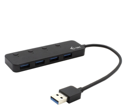 Hub USB i-tec USB 3.0 Metal HUB 4 Port (z wyłącznikiem portów)