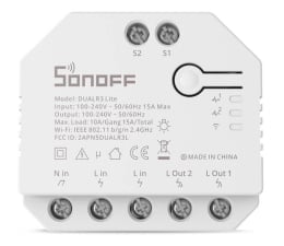 Inteligentny sterownik Sonoff Inteligentny przełącznik WiFi Dual R3 Lite