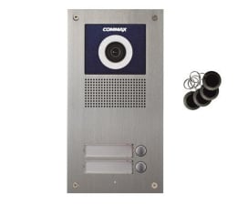 Domofon/wideodomofon Commax Kamera 2-abonentowa z regulacją optyki  i RFID
