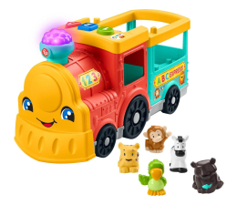 Zabawka dla małych dzieci Fisher-Price Little People Edukacyjny pociąg ze zwierzątkami