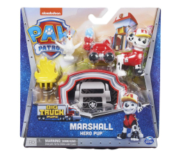 Pojazd / tor i garaż Spin Master Psi Patrol Ciężarówka z figurką Marshall