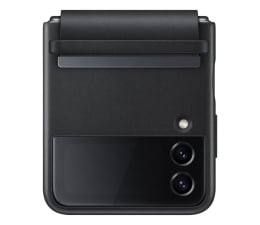 Etui / obudowa na smartfona Samsung Flap Leather Cover do Galaxy Flip 4 czarne