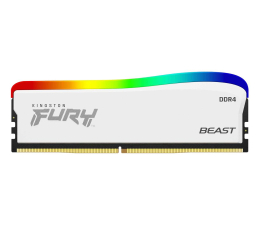 Pamięć RAM DDR4 Kingston FURY 8GB (1x8GB) 3200MHz CL16 Beast White RGB