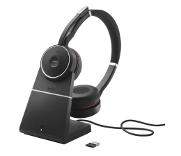 Słuchawki biurowe, callcenter Jabra Evolve 75 SE Stereo USB-A MS stand