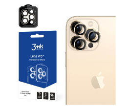 Folia / szkło na smartfon 3mk Lens Protection Pro do iPhone 14 Pro/14 Pro Max gold