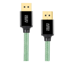 Kabel DisplayPort Silver Monkey X Kabel DisplayPort 2.0 Ultra w oplocie 1.5m zielony