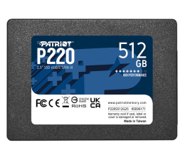 Dysk SSD Patriot 512GB 2,5" SATA SSD P220