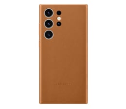 Etui / obudowa na smartfona Samsung Leather Case do Galaxy S23 Ultra brązowy