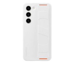 Etui / obudowa na smartfona Samsung Silicone Grip Case do Galaxy S23 białe