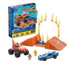 Klocki dla dzieci Mega Bloks Hot Wheels Monster Trucks Tiger Shark Kaskaderski skok