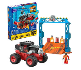 Klocki dla dzieci Mega Bloks Hot Wheels Monster Trucks Bone Shaker Kaskaderska sztuczka