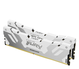 Pamięć RAM DDR5 Kingston FURY 32GB (2x16GB) 6400MHz CL32 Renegade White XMP