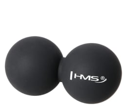 Rollery i piłki do masażu HMS Podwójna piłka do masażu Lacrosse BLC02 Czarna