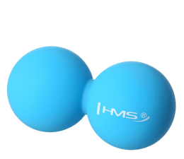Rollery i piłki do masażu HMS Podwójna piłka do masażu Lacrosse BLC02 Niebieska