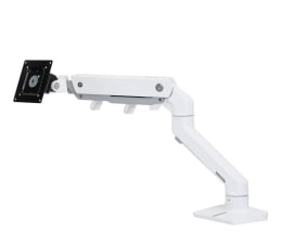 Uchwyt do monitora Ergotron HX Desk Monitor Arm Pivot Biały