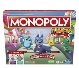 Gra planszowa / logiczna Hasbro Monopoly Junior 2w1
