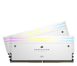 Pamięć RAM DDR5 Corsair 32GB (2x16GB) 6000MHz CL30 Dominator Titanium White RGB