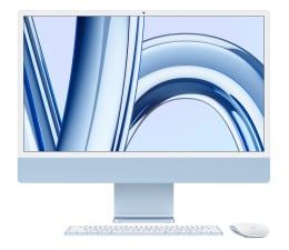 All-in-One Apple iMac 24 M3/8GB/256/MacOS Retina 4,5K Niebieski 8R GPU