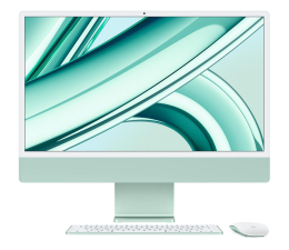 All-in-One Apple iMac 24 M3/16GB/512/MacOS Retina 4,5K Zielony 8R GPU