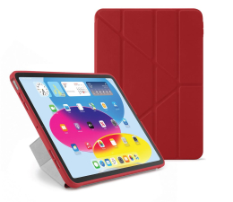 Etui na tablet Pipetto Origami do iPad 2022 (10. gen.) dark red