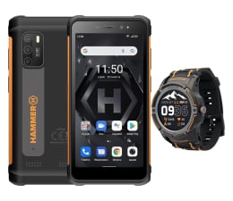 Smartfon / Telefon myPhone Hammer Iron 4 orange + Hammer Watch PLUS