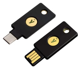Klucz sprzętowy Yubico YubiKey 5C NFC + Security Key NFC by Yubico (czarny)
