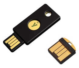 Klucz sprzętowy Yubico Security Key NFC by Yubico (czarny) + YubiKey 5-nano