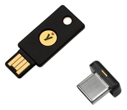 Klucz sprzętowy Yubico YubiKey 5 NFC + YubiKey 5C-nano