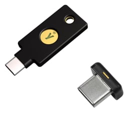 Klucz sprzętowy Yubico Security Key C NFC by Yubico (czarny) + YubiKey 5C-nano
