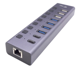 Hub USB i-tec USB 3.0/USB-C Charging HUB 9port LAN +  Zasilacz 60W