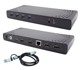 Stacja dokująca do laptopa i-tec USB 3.0 / USB-C / Thunderbolt 2x HDMI Dock PD 100W
