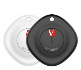 Lokalizator i komunikator Verbatim My Finder Bluetooth NFC dwupak biały/czarny