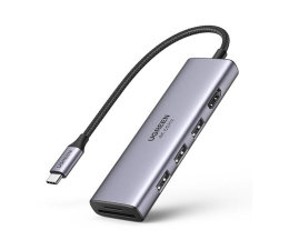 Stacja dokująca do laptopa UGREEN USB-C - 3 x USB 3.1 / HDMI 4K 60Hz / SD