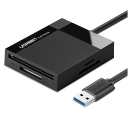 Czytnik kart USB UGREEN Czytnik kart pamięci SD / micro-SD / CF (USB 3.0)