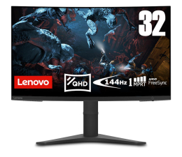 Monitor LED 32" i większy Lenovo G32qc-10 czarny
