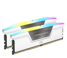 Pamięć RAM DDR5 Corsair 32GB (2x16GB) 6000MHz CL36 Vengeance RGB Intel White