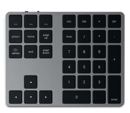 Klawiatura bezprzewodowa Satechi Aluminium Extended Keypad BT (space gray)