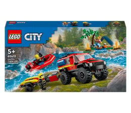 Klocki LEGO® LEGO City 60412 Terenowy wóz strażacki z łodzią ratunkową