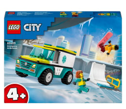 Klocki LEGO® LEGO City 60403 Karetka i snowboardzista