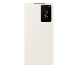 Etui / obudowa na smartfona Samsung Smart View Wallet Case do Galaxy S23 Ultra kremowe