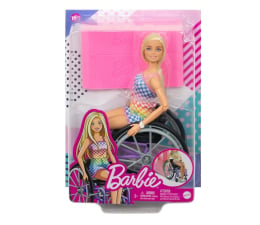Lalka i akcesoria Barbie Fashonistas Lalka na wózku Strój w kratkę