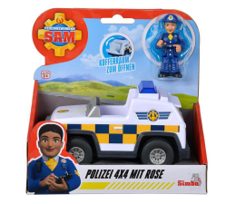 Figurka Simba Strażak Sam Jeep policyjny 4x4 z figurką