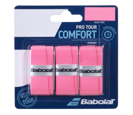 Tenis ziemny Babolat Owijki wierzchnie Pro Tour x3 różowe